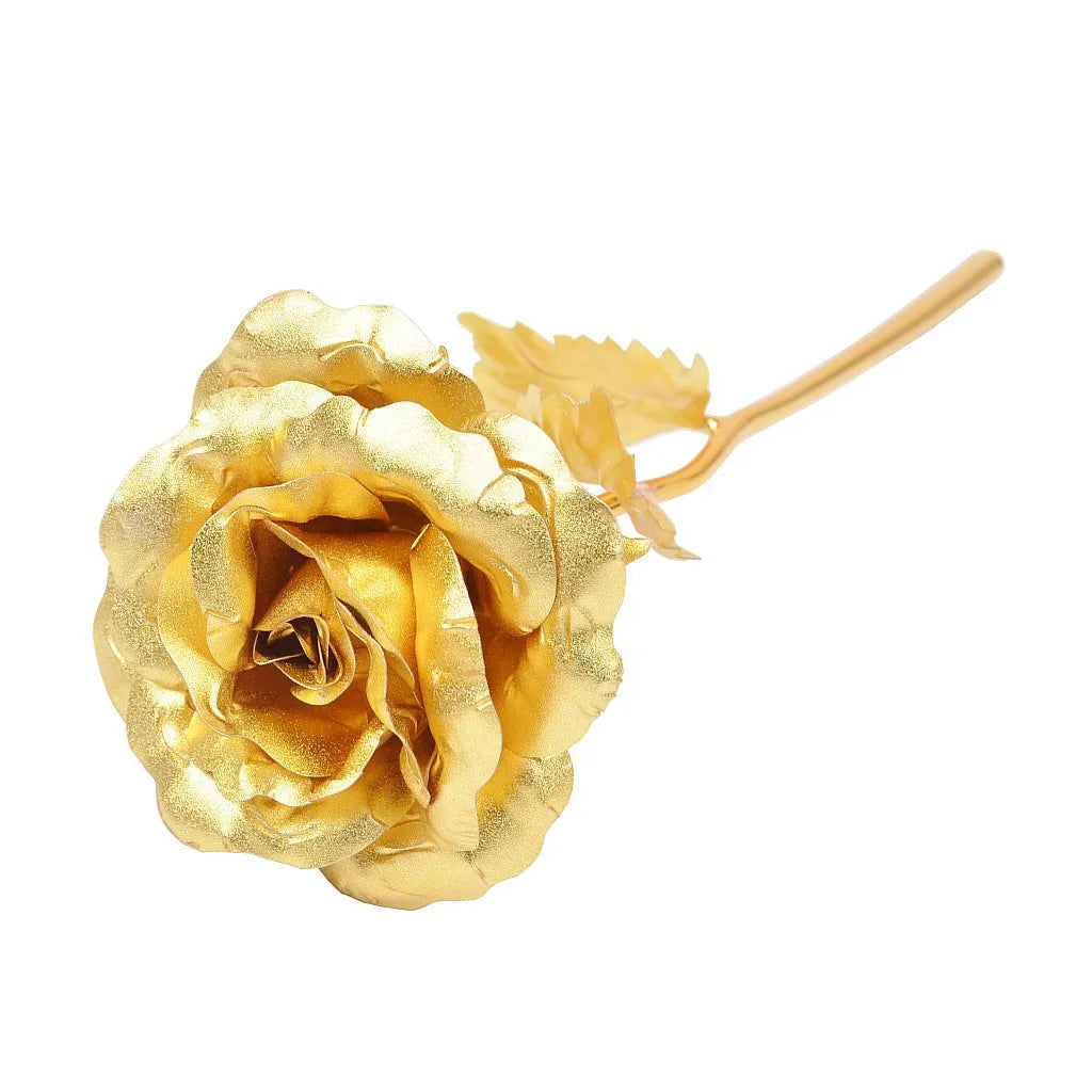 💝Cadoul Iubirii Eterne: Trandafir cu Foiță Aur de 24K, Ursuleț și Suport Love